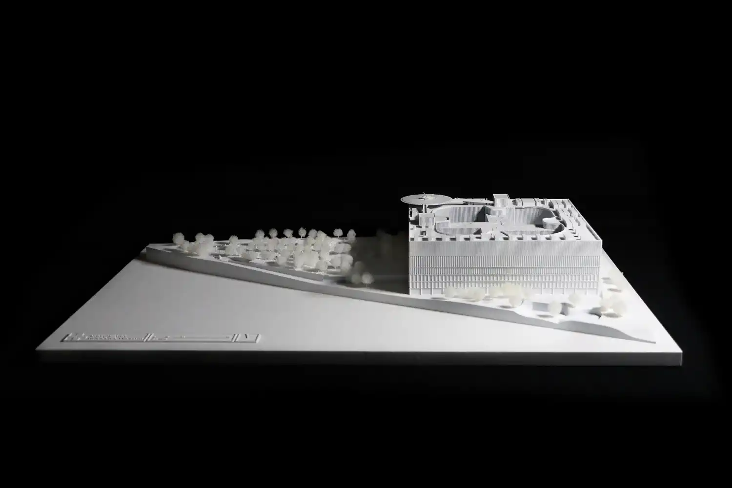 Architektonický model vytlačený 3D tlačou. Univerzitná nemocnica v&nbsp;Martine. Univerzitná nemocnica v&nbsp;Martine