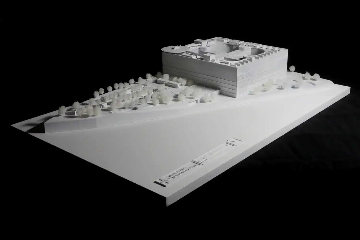 Architektonický model vytlačený 3D tlačou. Univerzitná nemocnica v&nbsp;Martine. Univerzitná nemocnica v&nbsp;Martine