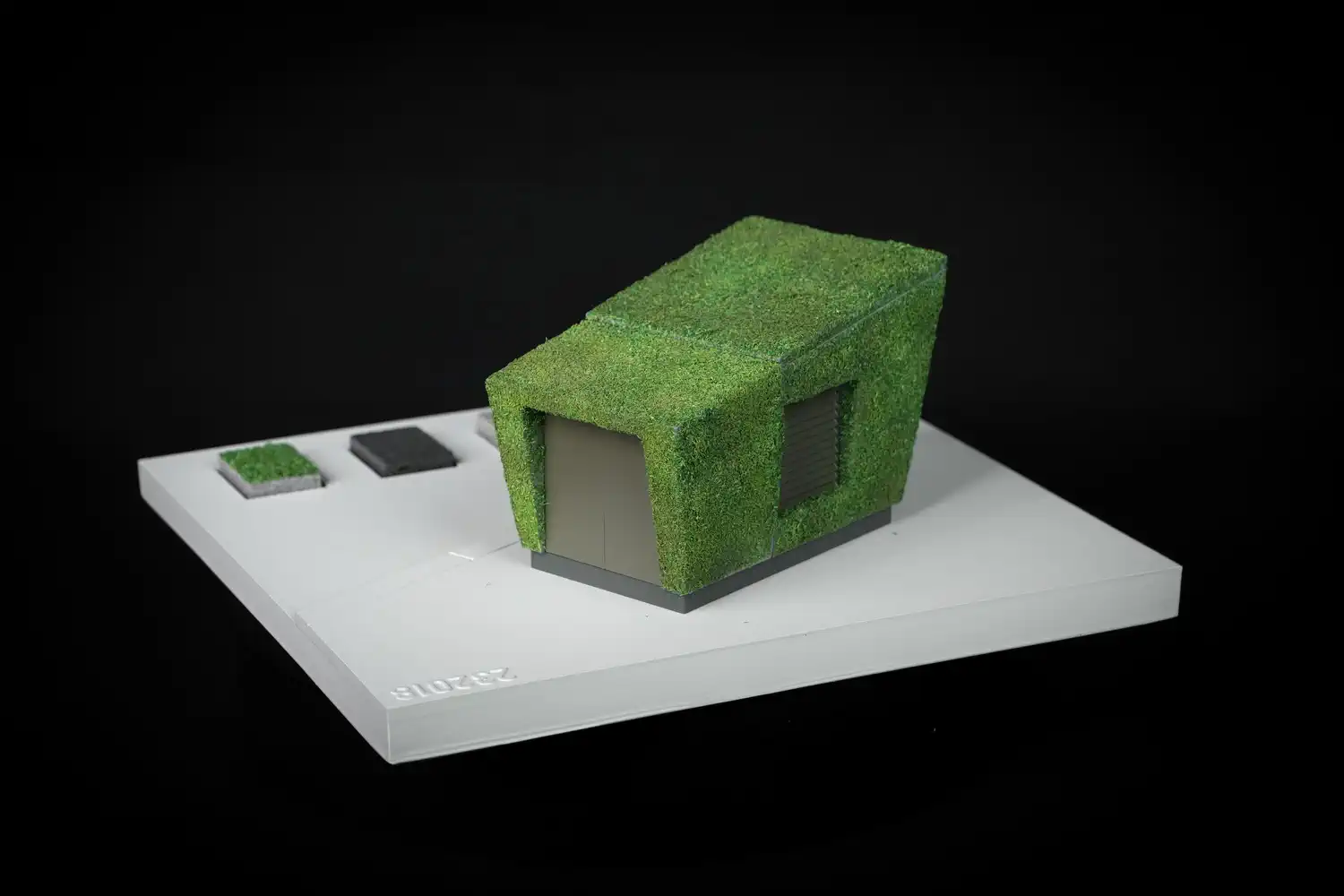 Architektonický model vytlačený 3D tlačou. Trafostanice mesta Viedeň (AT). Trafostanice mesta Viedeň (AT)