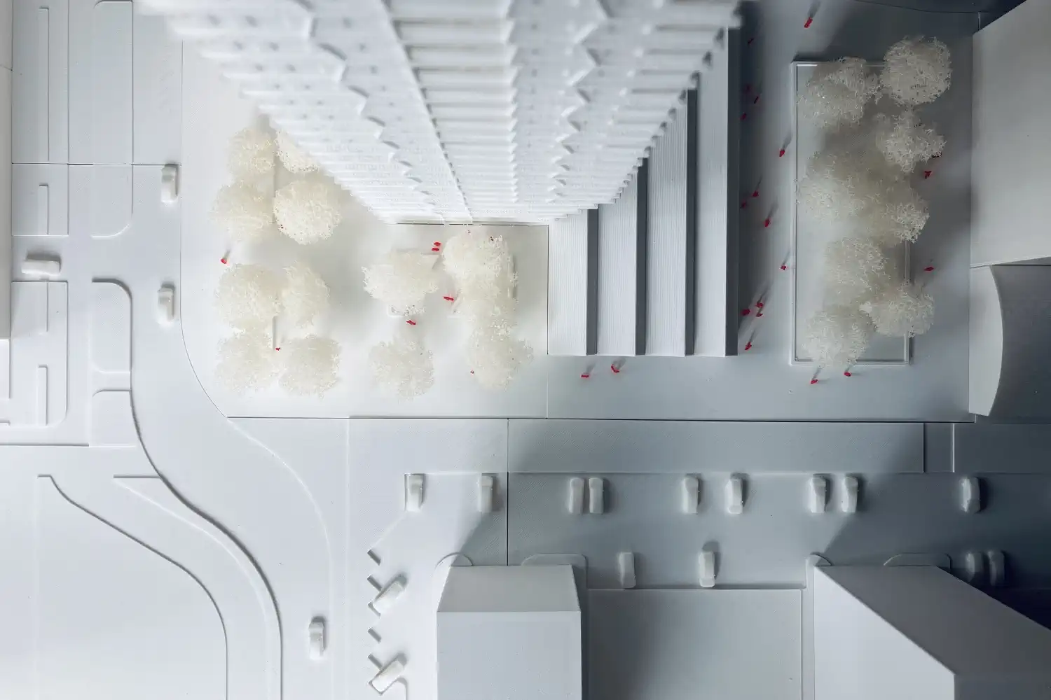 Architektonický model vytlačený 3D tlačou. Výškový obytný dom - Matadorka. Výškový obytný dom - Matadorka
