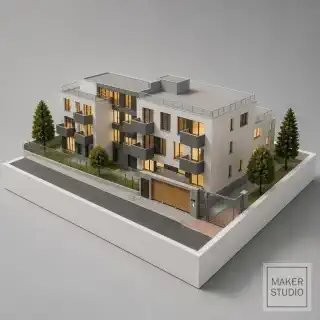 Ukážka návrhu architektonického modelu 7